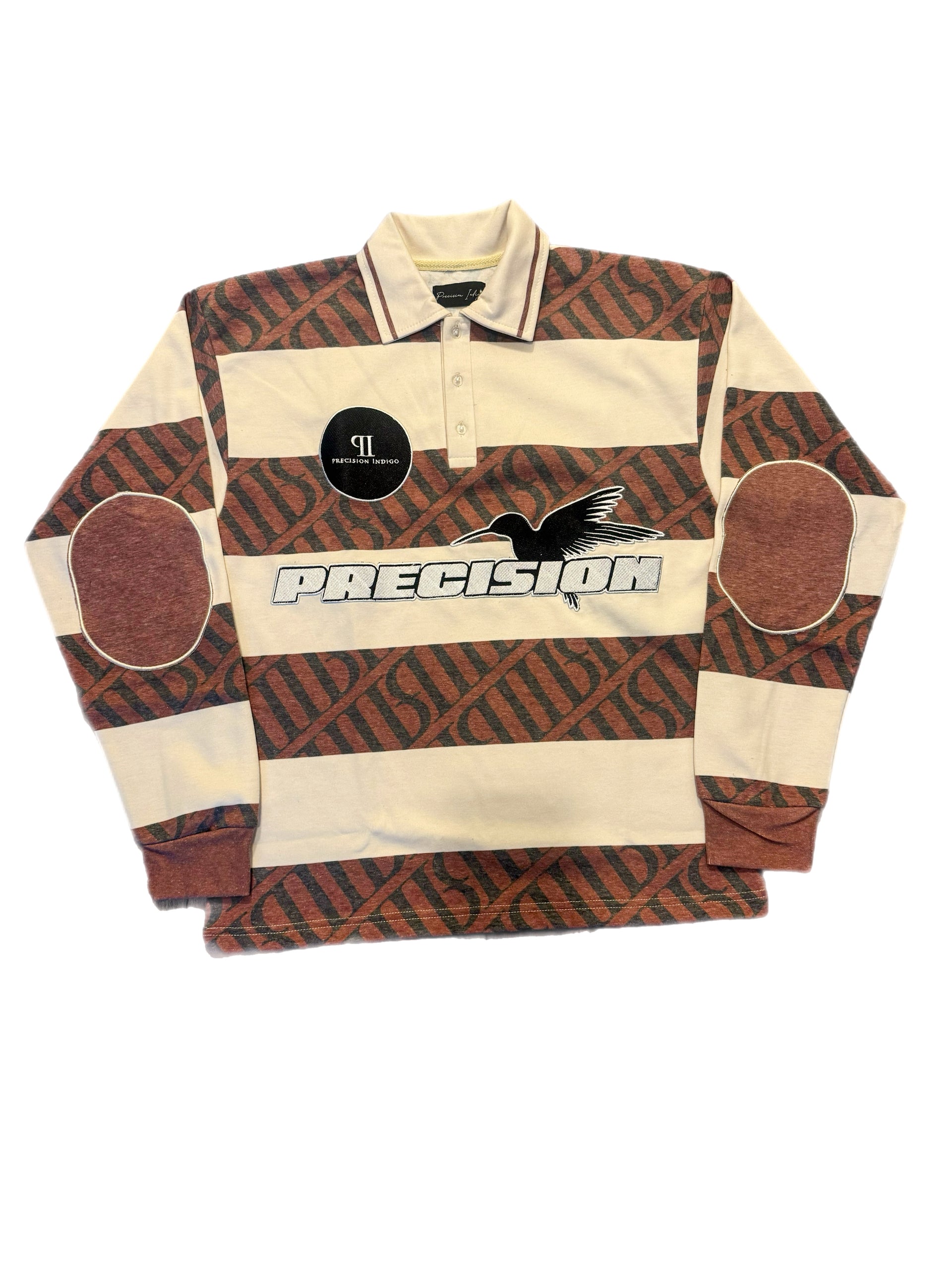 Precision "Elegant" Rugby Polo {In Mocha/Creme}